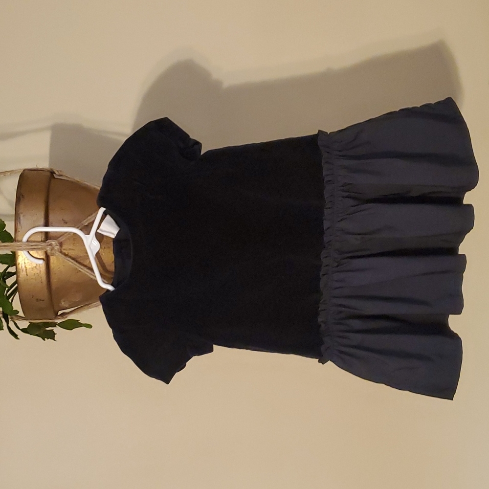 H&M Girls 2T Velvet Tunic Dress